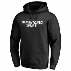 San Antonio Spurs Wordmark Pullover Hoodie Black - NBA