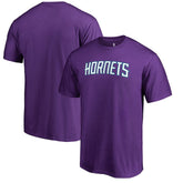 Charlotte Hornets Primary Wordmark T-Shirt Purple - NBA