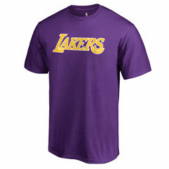 Los Angeles Lakers Primary Wordmark T-Shirt Purple - NBA