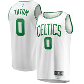 Jayson Tatum Boston Celtics Fast Break Replica Away Jersey White Association Edition - NBA
