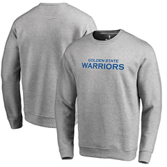 Golden State Warriors Wordmark Pullover Sweatshirt Heathered Gray - NBA