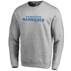 Golden State Warriors Wordmark Pullover Sweatshirt Heathered Gray - NBA