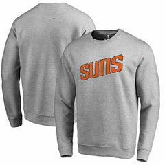 Phoenix Suns Wordmark Pullover Sweatshirt Heathered Gray - NBA