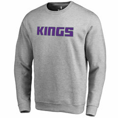 Sacramento Kings Wordmark Pullover Sweatshirt Heathered Gray - NBA