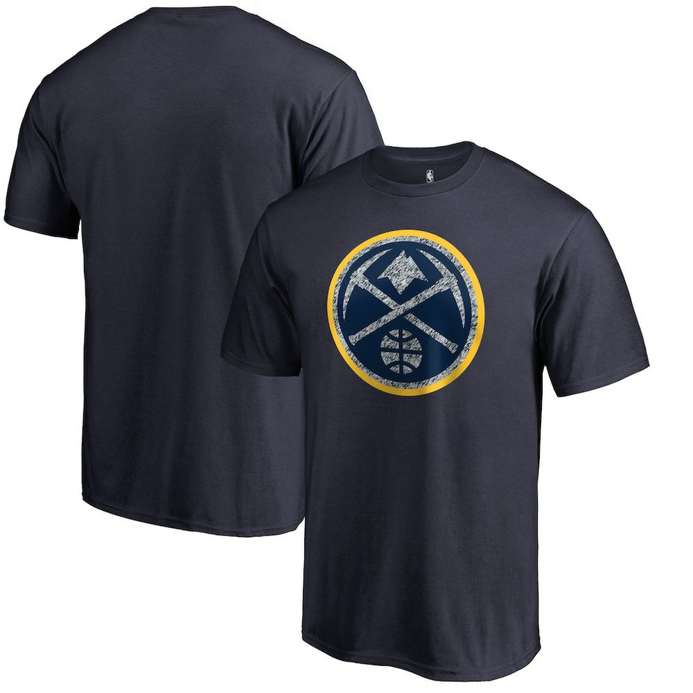 Denver Nuggets Static Logo T-Shirt Navy - NBA