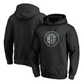 Brooklyn Nets Static Logo Pullover Hoodie Black - NBA