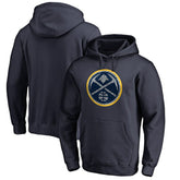 Denver Nuggets Static Logo Pullover Hoodie Navy - NBA