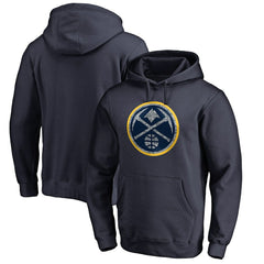 Denver Nuggets Static Logo Pullover Hoodie Navy - NBA