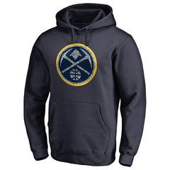 Denver Nuggets Static Logo Pullover Hoodie Navy - NBA