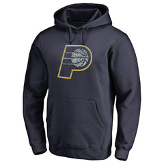 Indiana Pacers Static Logo Pullover Hoodie Navy - NBA