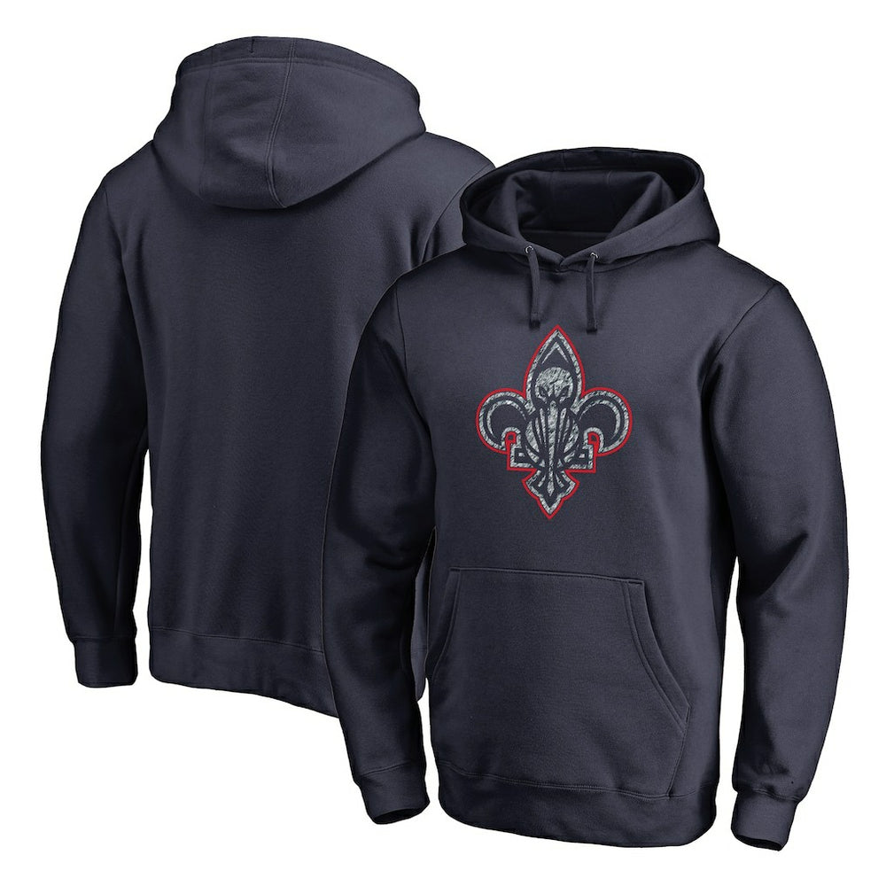 New Orleans Pelicans Static Logo Pullover Hoodie Navy - NBA
