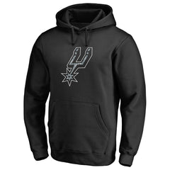 San Antonio Spurs Static Logo Pullover Hoodie Black - NBA