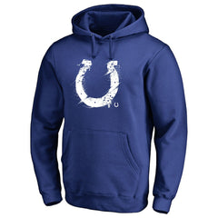 Indianapolis Colts Splatter Logo Pullover Hoodie Royal | NFL