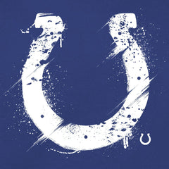 Indianapolis Colts Splatter Logo Pullover Hoodie Royal | NFL