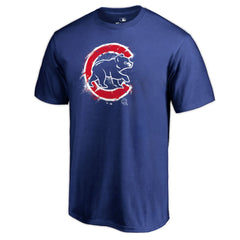 Chicago Cubs Splatter Logo T-Shirt - MLB