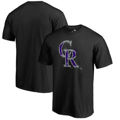 Colorado Rockies Splatter Logo T-Shirt - MLB