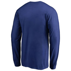 Chicago Cubs Splatter Logo Long Sleeve T-Shirt - MLB