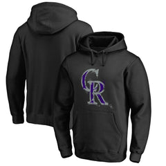 Colorado Rockies Splatter Logo Pullover Hoodie - MLB