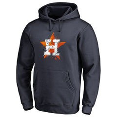 Houston Astros Splatter Logo Pullover Hoodie - MLB