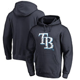 Tampa Bay Rays Splatter Logo Pullover Hoodie - MLB