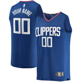 LA Clippers Fast Break Custom Replica Jersey Royal Icon Edition - NBA