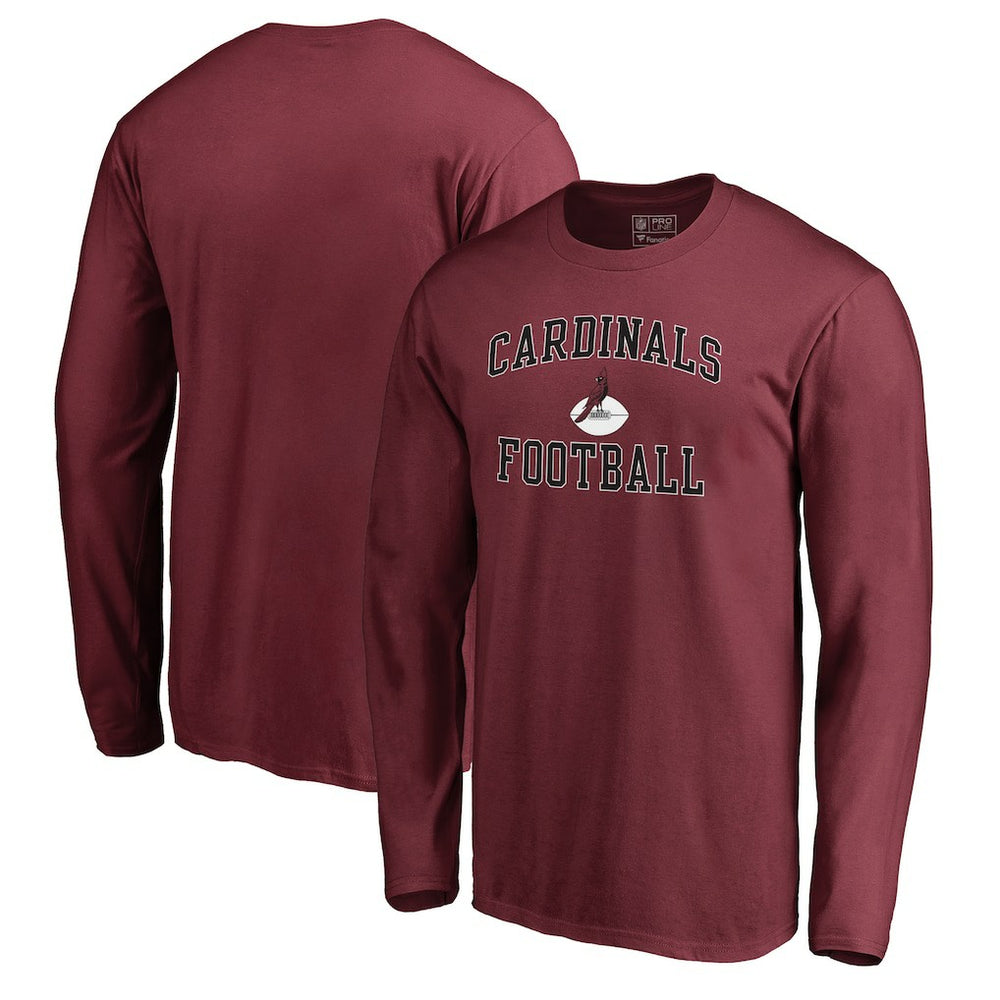 Arizona Cardinals Vintage Collection Victory Arch Long Sleeve T-Shirt Cardinal | NFL