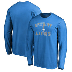 Detroit Lions Vintage Collection Victory Arch Long Sleeve T-Shirt Blue | NFL