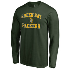 Green Bay Packers Vintage Collection Victory Arch Long Sleeve T-Shirt Green | NFL