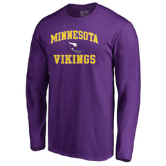 Minnesota Vikings Vintage Collection Victory Arch Long Sleeve T-Shirt Purple | NFL