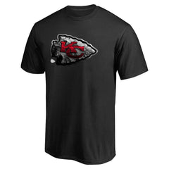 Kansas City Chiefs Personalized Midnight Mascot T-Shirt Black | NFL