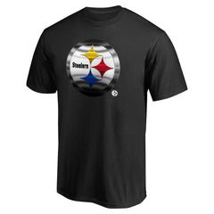 Pittsburgh Steelers Personalized Midnight Mascot T-Shirt Black | NFL