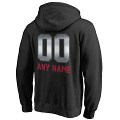 Arizona Cardinals Personalized Midnight Mascot Pullover Hoodie Black | NFL