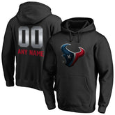 Houston Texans Personalized Midnight Mascot Pullover Hoodie Black | NFL