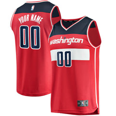 Washington Wizards Youth Fast Break Custom Replica Jersey Red Icon Edition - NBA