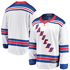 New York Rangers Fanatics Youth Away Breakaway Jersey - White - NHL