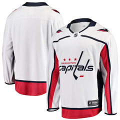 Washington Capitals Fanatics Youth Away Breakaway Jersey - White - NHL
