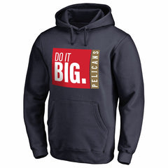 New Orleans Pelicans Do It Big Pullover Hoodie Navy - NBA