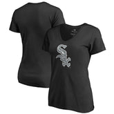 Chicago White Sox Women's Static Logo V-Neck T-Shirt - MLB