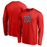 Washington Nationals Static Logo Long Sleeve T-Shirt - MLB