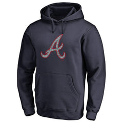 Atlanta Braves Static Logo Pullover Hoodie - MLB