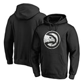 Atlanta Hawks Marble Logo Pullover Hoodie Black - NBA