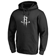 Houston Rockets Marble Logo Pullover Hoodie Black - NBA
