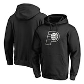 Indiana Pacers Marble Logo Pullover Hoodie Black - NBA