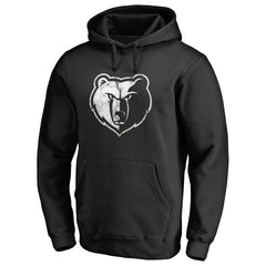 Memphis Grizzlies Marble Logo Pullover Hoodie Black - NBA
