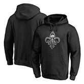 New Orleans Pelicans Marble Logo Pullover Hoodie Black - NBA