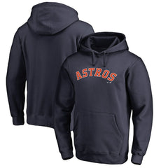 Houston Astros Official Wordmark Fitted Pullover Hoodie - MLB