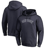 New York Yankees Official Wordmark Fitted Pullover Hoodie - MLB