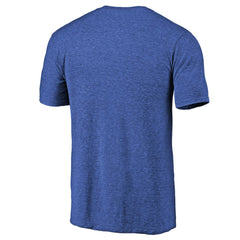 New York Islanders Throwback Vintage Logo Tri-Blend T-Shirt - Royal - NHL