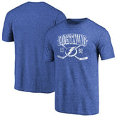 Tampa Bay Lightning Vintage Collection Line Shift Tri-Blend T-Shirt - Heathered Blue - NHL