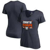 Connor McDavid Edmonton Oilers Women's Hometown Collection CM97 V-Neck T-Shirt - Navy - NHL